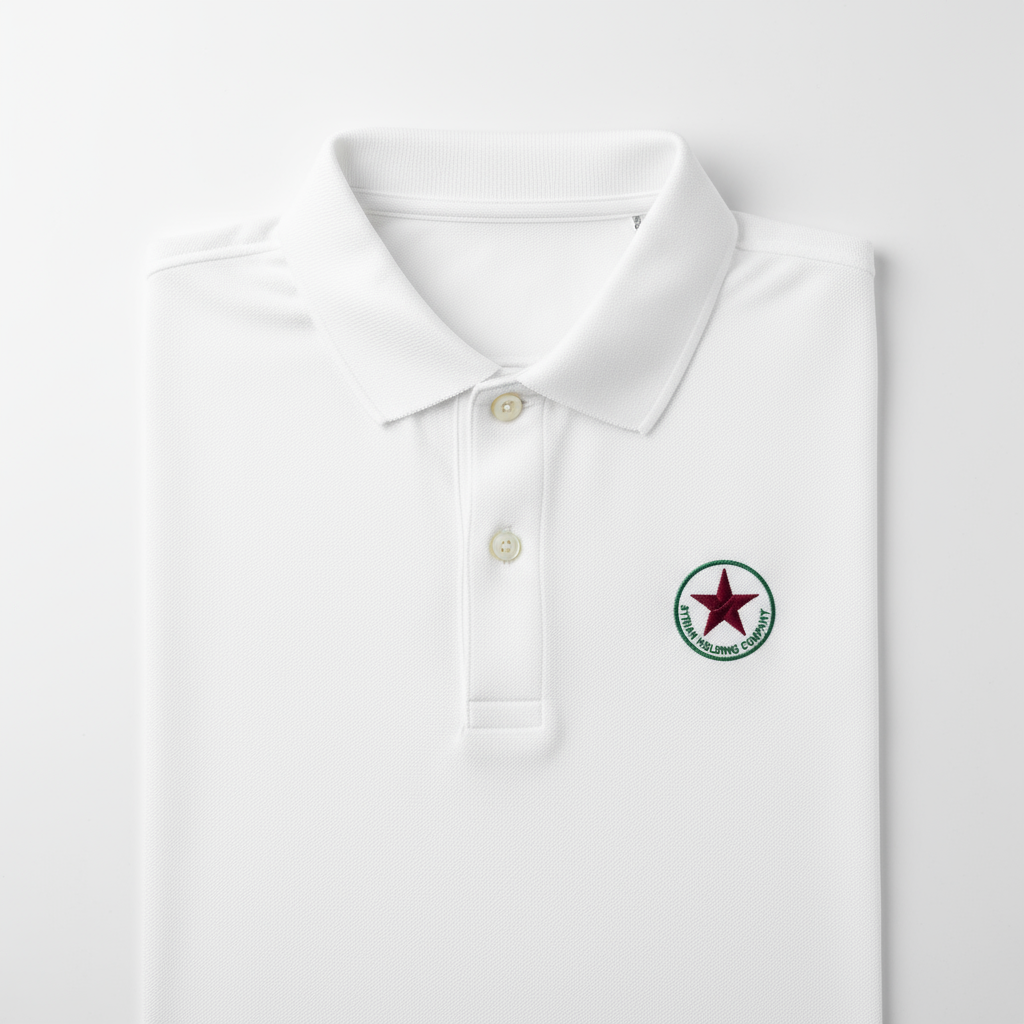 SHC White Polo Shirt